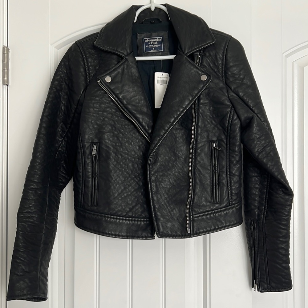 COPY - Abercrombie Faux Leather Moto Jacket
